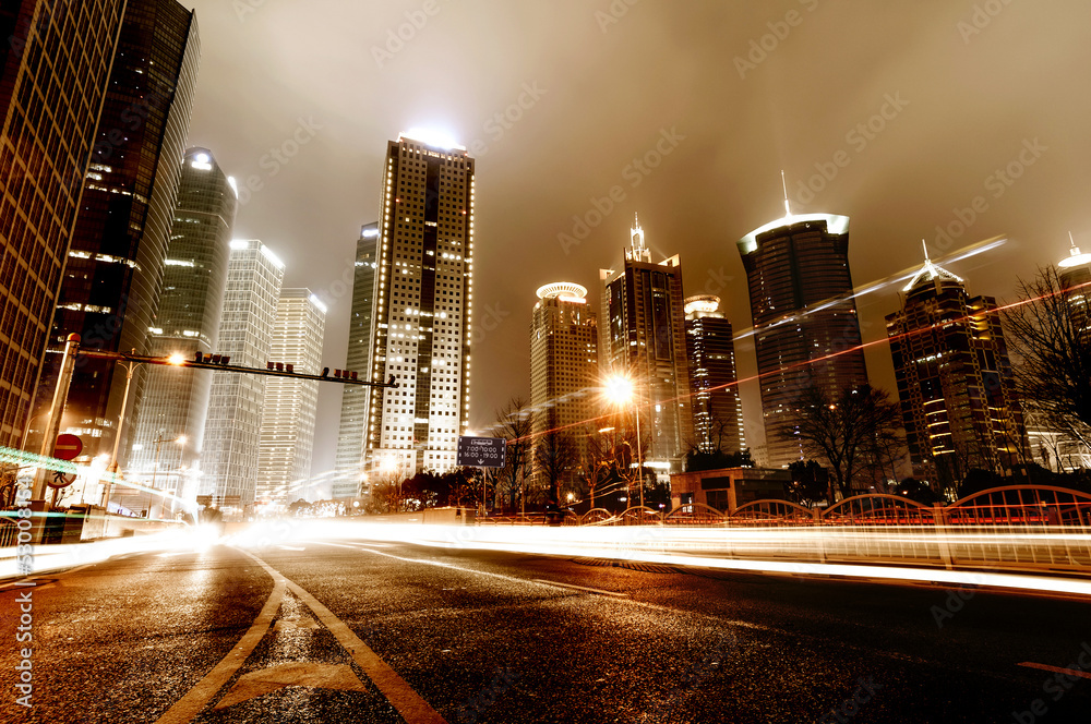 Obraz premium Light trails