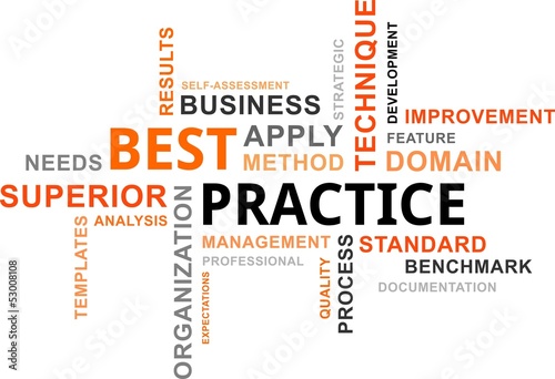 word cloud - best practice