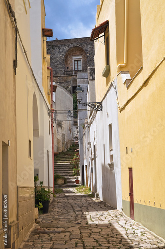 Alleyway. Ugento. Puglia. Italy. photo