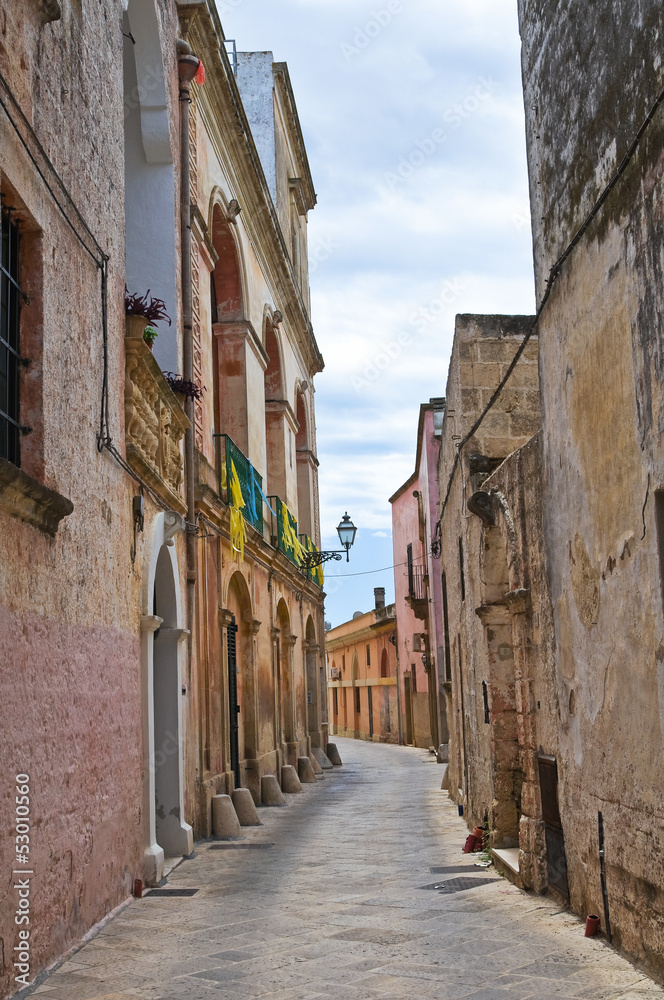 Alleyway. Ugento. Puglia. Italy.