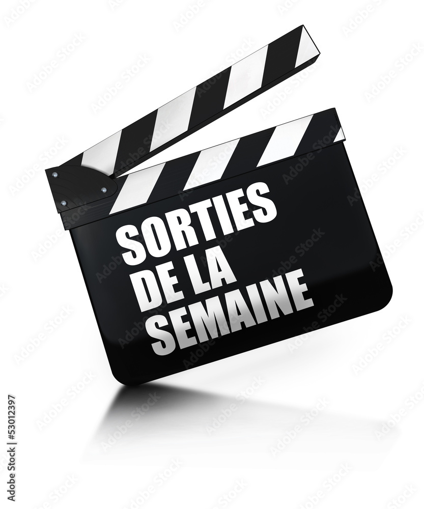 Naklejka premium CLAP-SORTIES DE LA SEMAINE