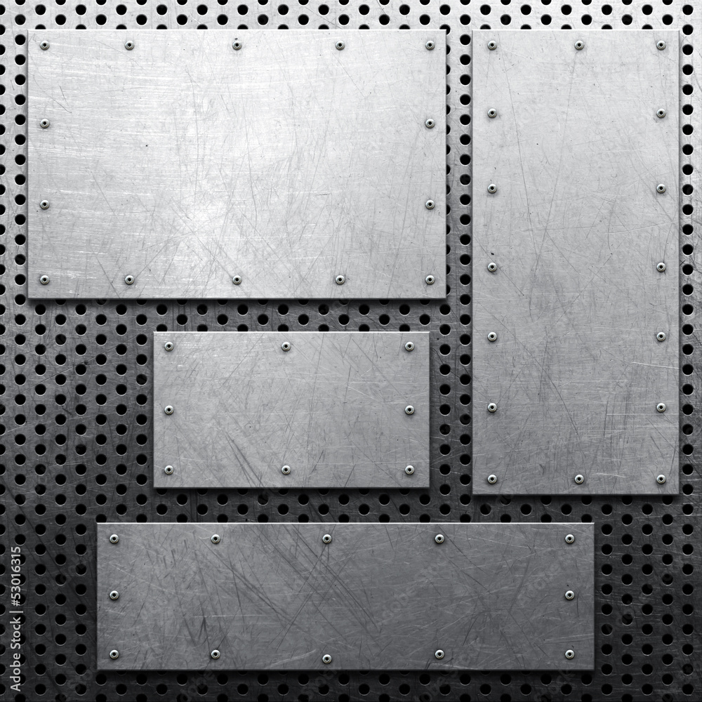 Obraz premium metal background