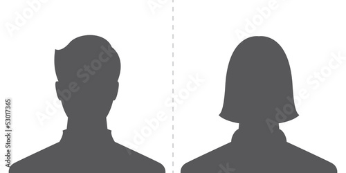 male and female profile picture photo