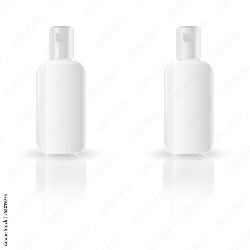 Opaque plastic bottle vector Opaque plastic bottle vector