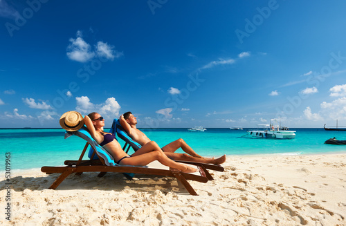 Couple on a beach