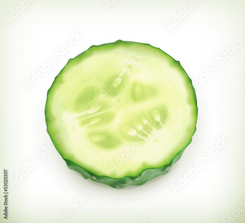 Slice of cucumber