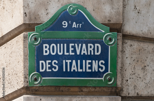 фотографія boulevard des italiens