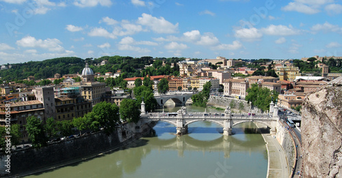 Vue de Rome depuis le château Saint-Ange