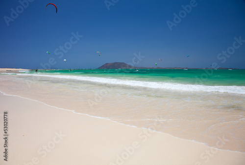 Corralejo flag beach