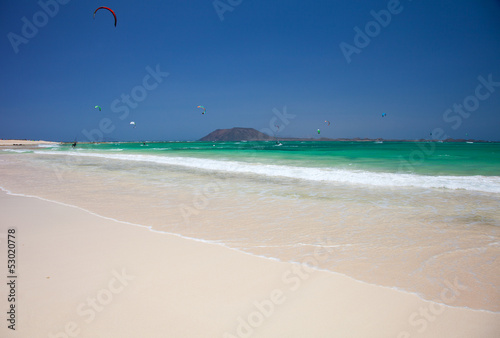 Corralejo flag beach