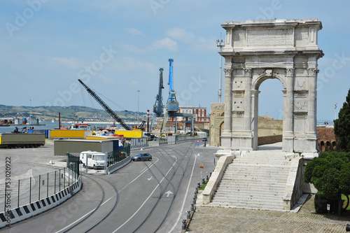Port and arch of Traiano, Ancona