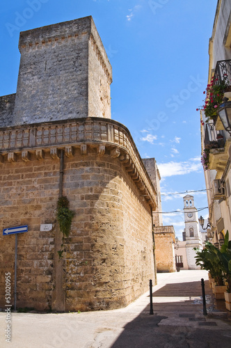 Castle of  Felline. Puglia. Italy. photo