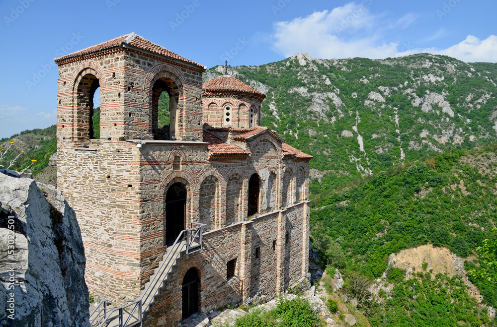 Saint Mary of Petrich church at Asen's Fortress near Asenovgrad