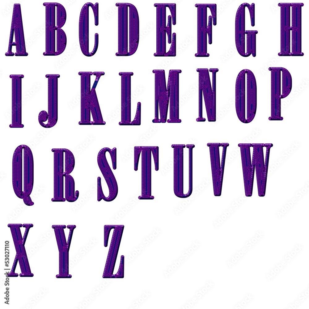 ABC Bodori Mosaik lila ABC Bodori Mosaik lila