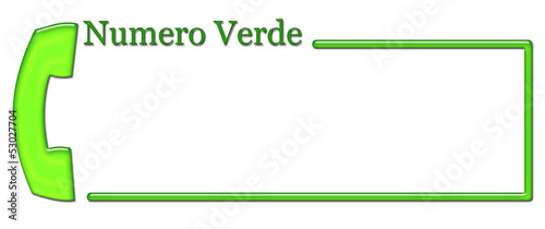 Numero verde