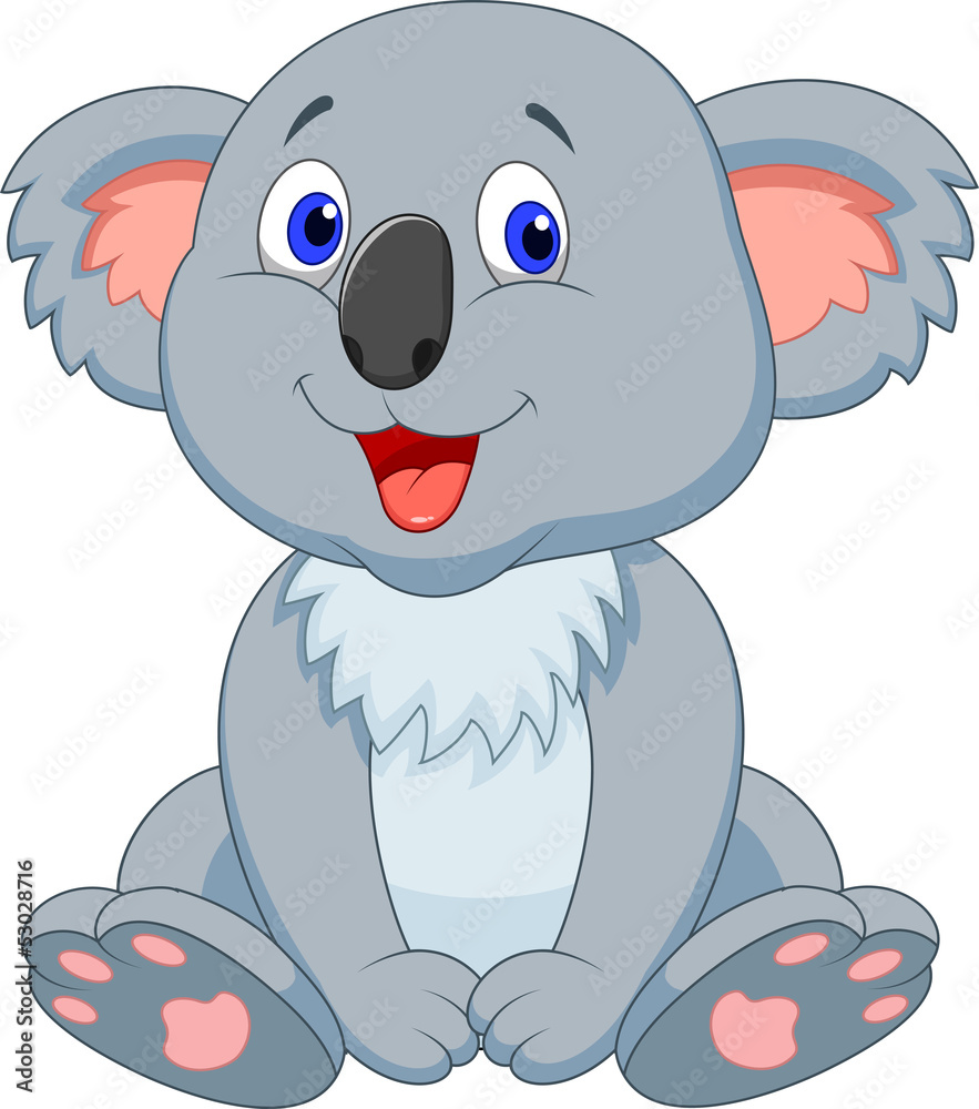 Fototapeta premium Cute koala cartoon