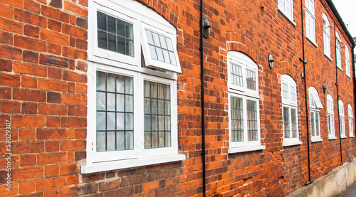 фотографія Row of modern double glaze windows