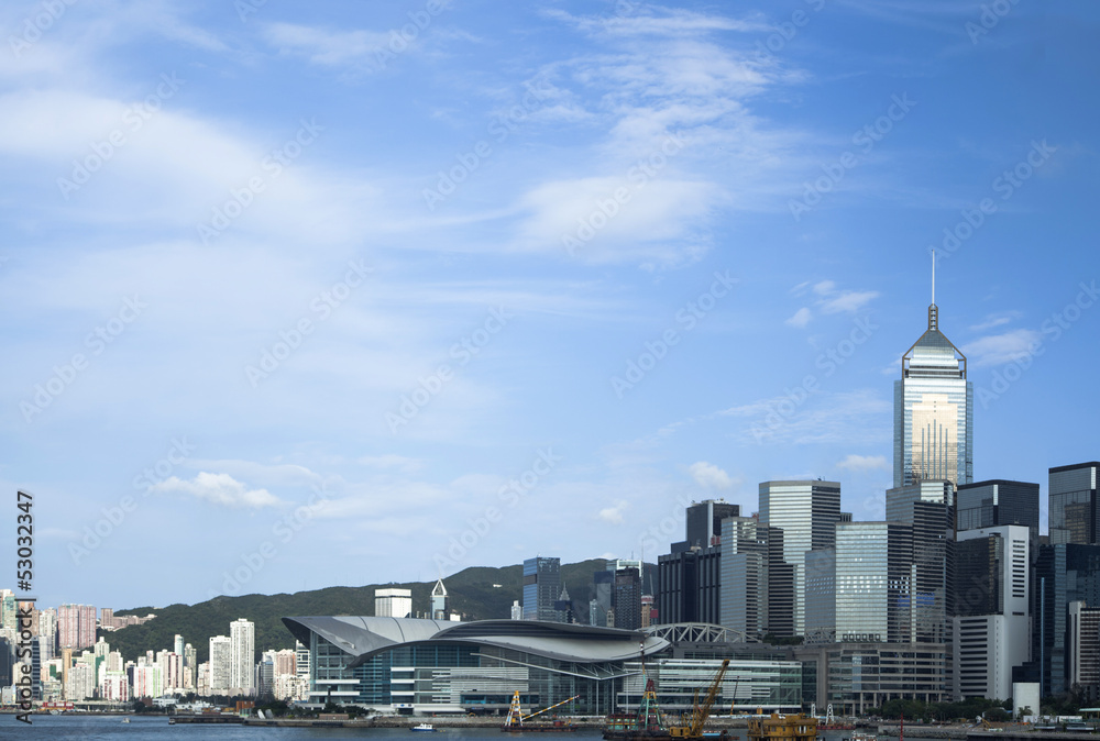 Fototapeta premium Hong Kong Victoria harbor