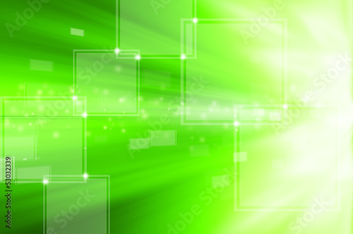 Wallpaper Mural abstract green technology background Torontodigital.ca