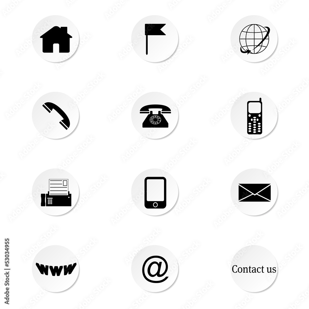 Contact icons v9 Contact icons v9
