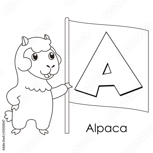 animal alphabet A