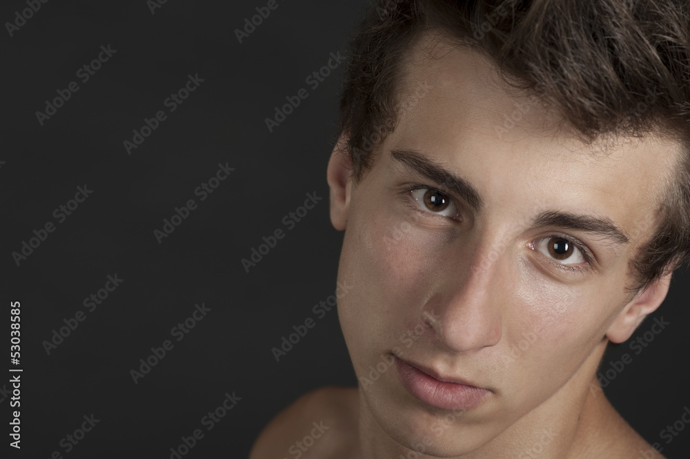 Naklejka premium Portrait of a young guy