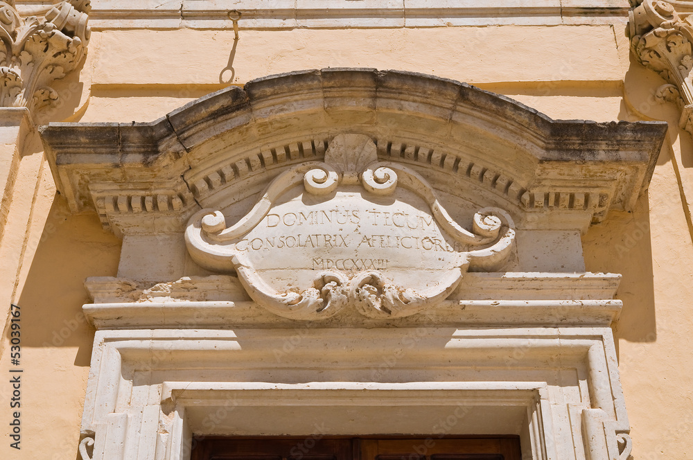 Church of St. Nicola. Taurisano. Puglia. Italy. Church of St. Nicola. Taurisano. Puglia. Italy.