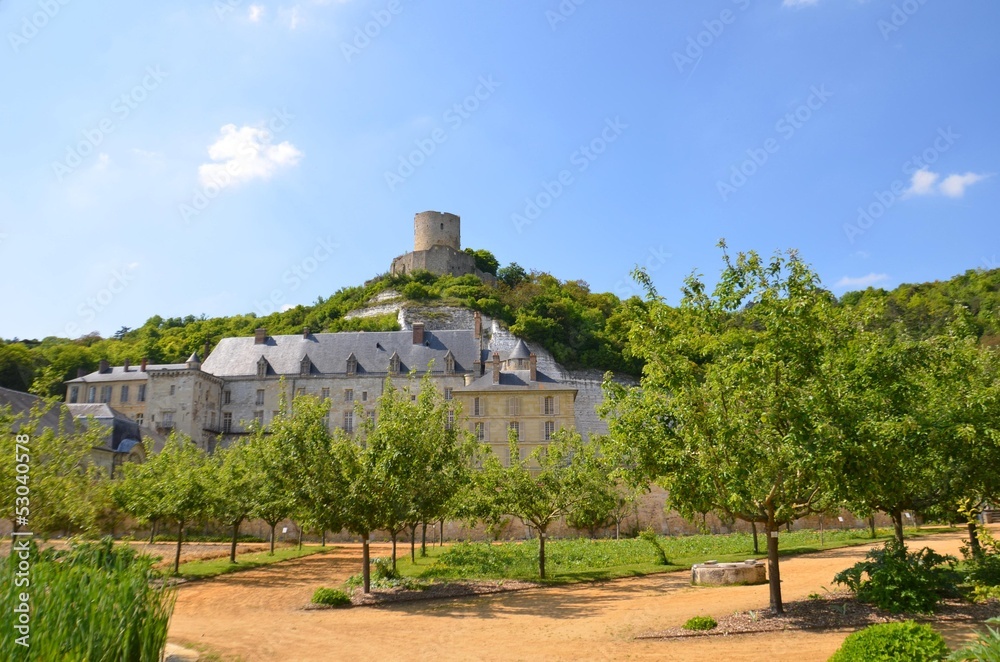 Village de La Roche Guyon, potager du château