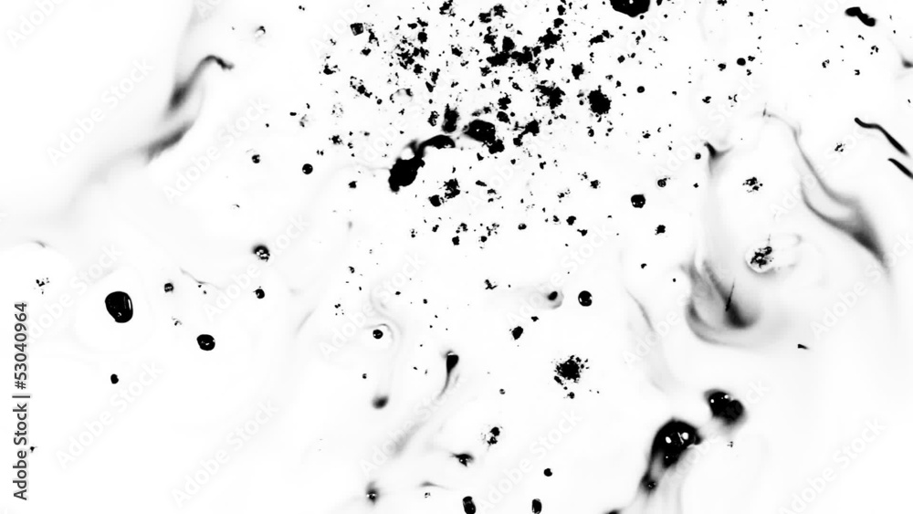 Stain. Paper absorbs ink paint. Macro Stain. Paper absorbs ink paint. Macro