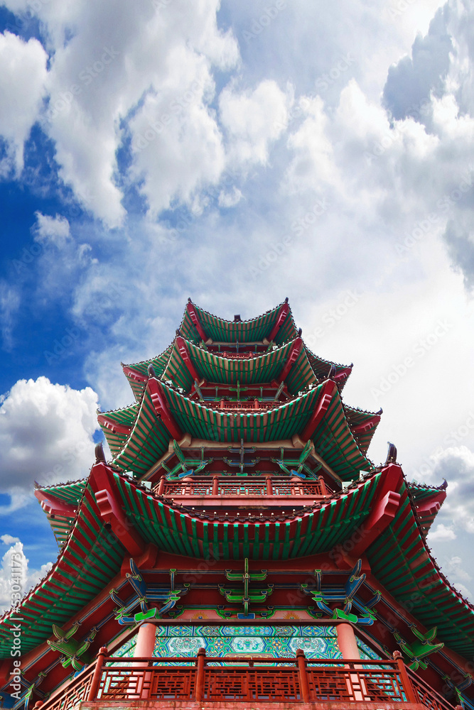 Chinese ancient building pagoda Chinese ancient building pagoda