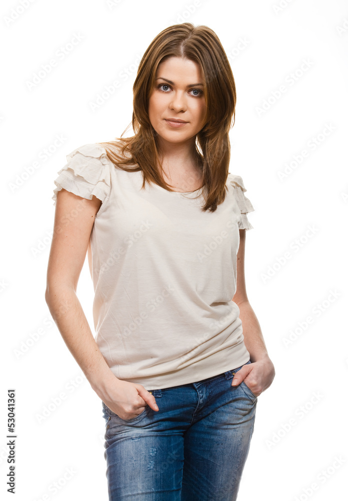 Obraz premium Portrait of happy woman
