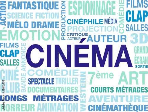 nuage de mots cinéma