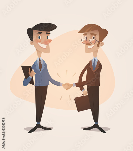 Business retro background