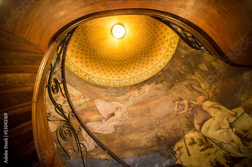 Bild auf Leinwand Art Nouveau