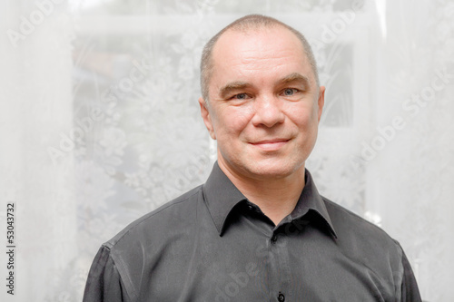 portrait of middle aged man