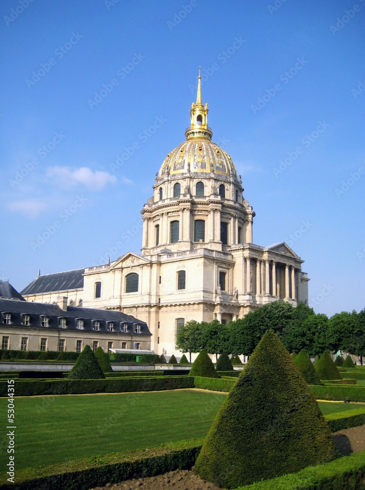 Cathedral of the Invalides in Paris
