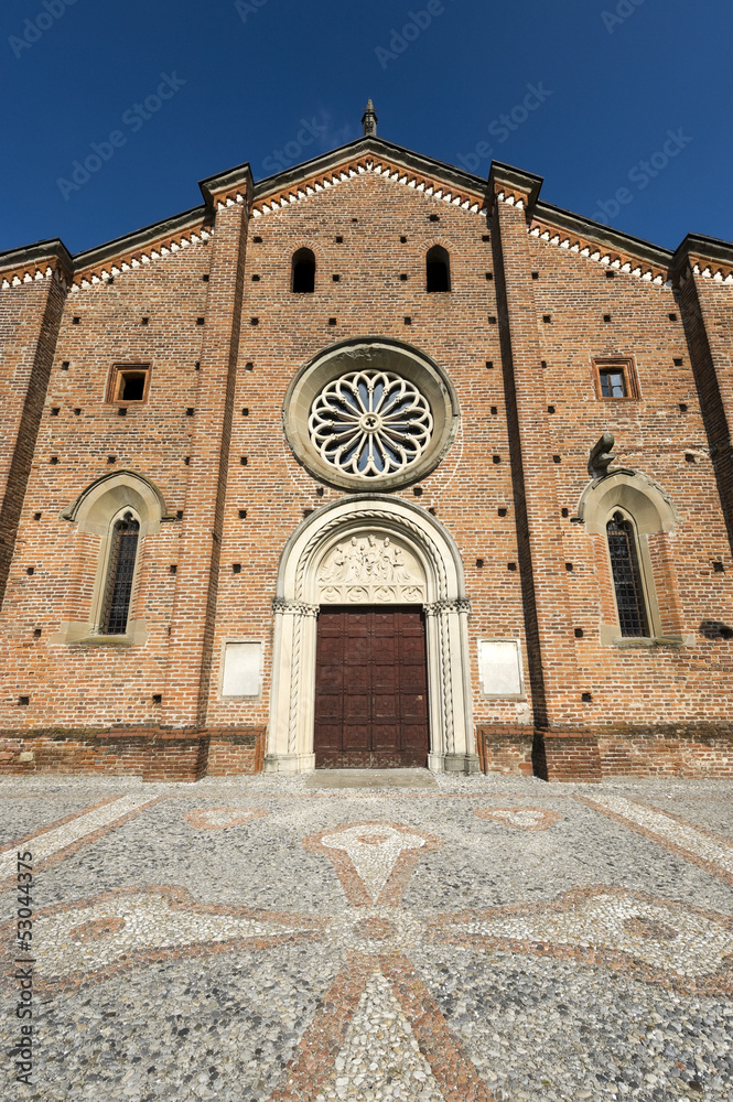 Fototapeta premium Castiglione Olona (Varese, Lombardy, Italy), the medieval Colleg