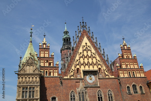 town hall in Wroclaw