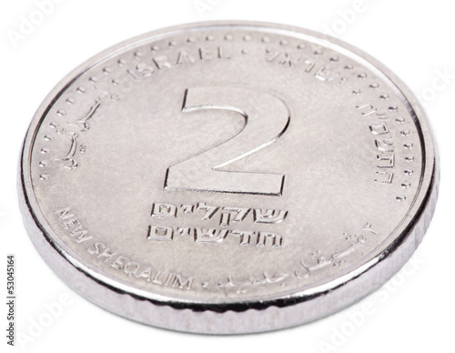 Isolated 2 Shekels - Tails High Angle