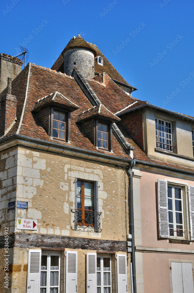 picturesque little town of Mortagne au Perche in Normandie