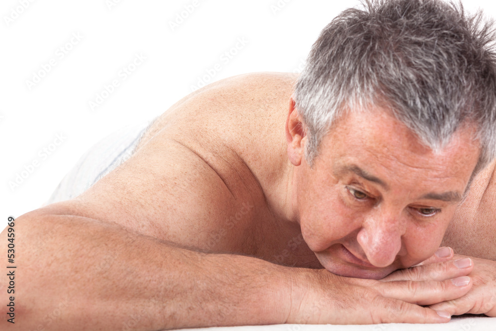 Obraz premium Senior man at the massage