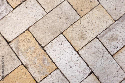 Pavement brick herring bone pattern texture