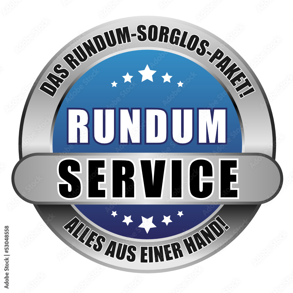 5 Star Button blau RUNDUM SERVICE DRSP DRSP 5 Star Button blau RUNDUM SERVICE DRSP DRSP