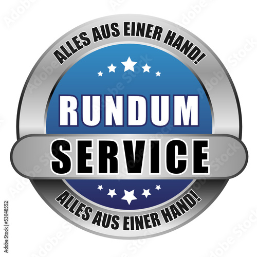 5 Star Button blau RUNDUM SERVICE AAEH AAEH