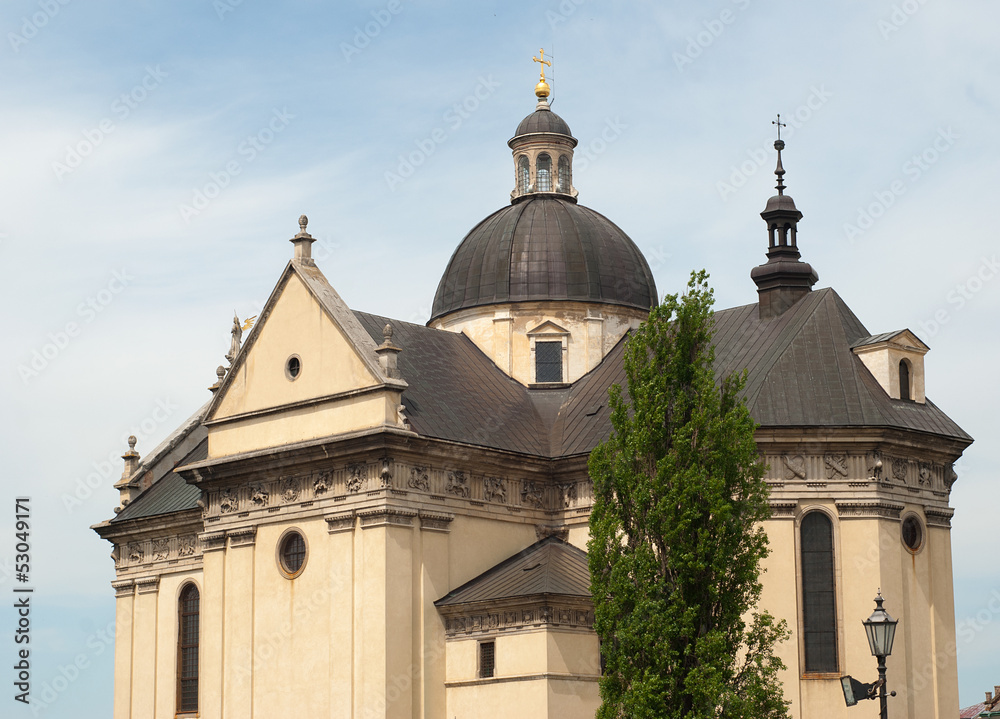 St  Lawrance catholic church in Zhovkva, Western Ukraine