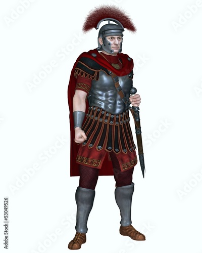 Картината върху платно Roman Centurion with Transverse Crest