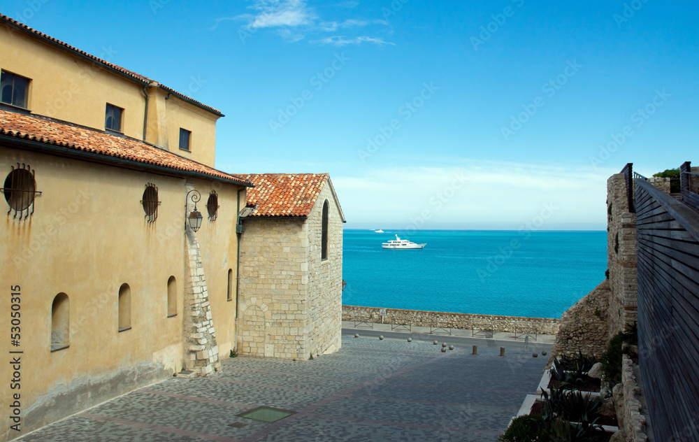 Antibes - Mediterranean Sea from old town