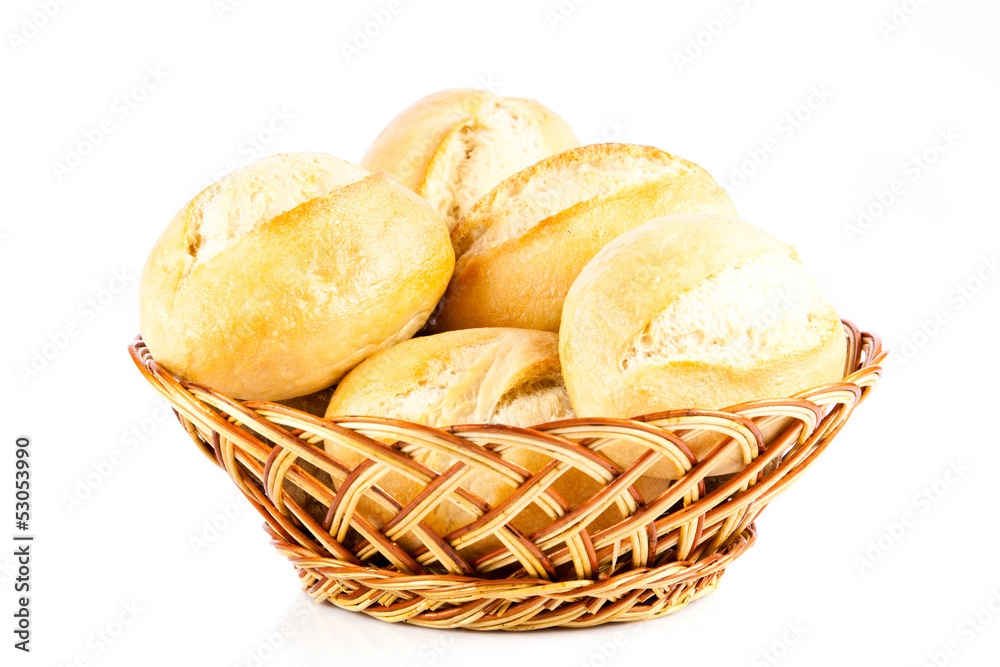bun bread isolated on white background bun bread isolated on white background