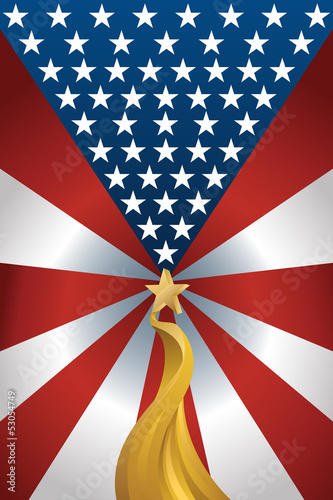 American flag background