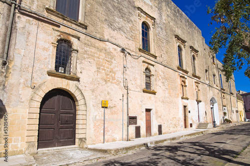 Fototapeta Naklejka Na Ścianę i Meble -  Ducal palace. Alessano. Puglia. Italy.